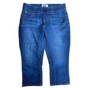Signature By Levi Strauss & Co. Womens 10M Blue Denim Jeans Stretch Waistband